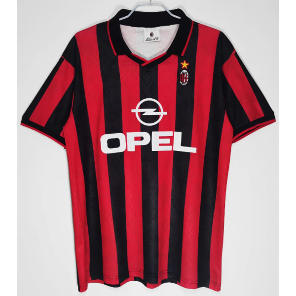 95-96 säsong AC Inter Milan hemma retro tröja T-shirt Cole NO.9 M