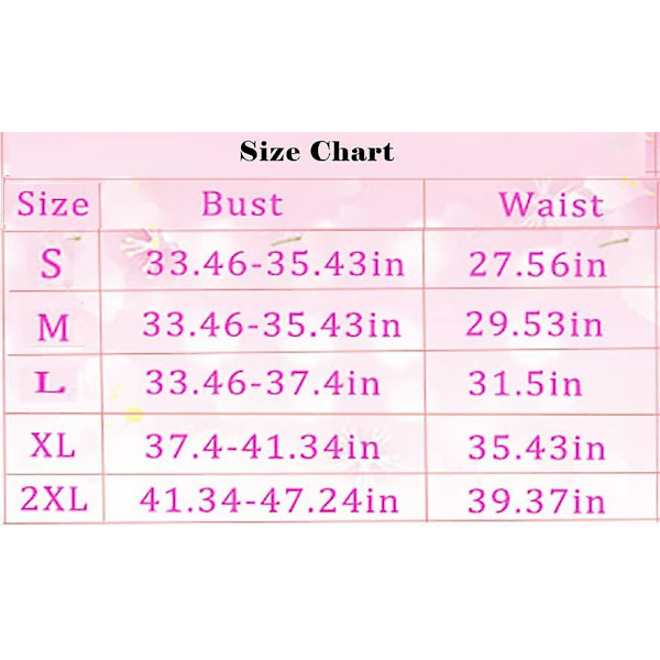 Anime Cosplay Lolita Halloween Fancy Dress Japansk Kimono Kostym XL