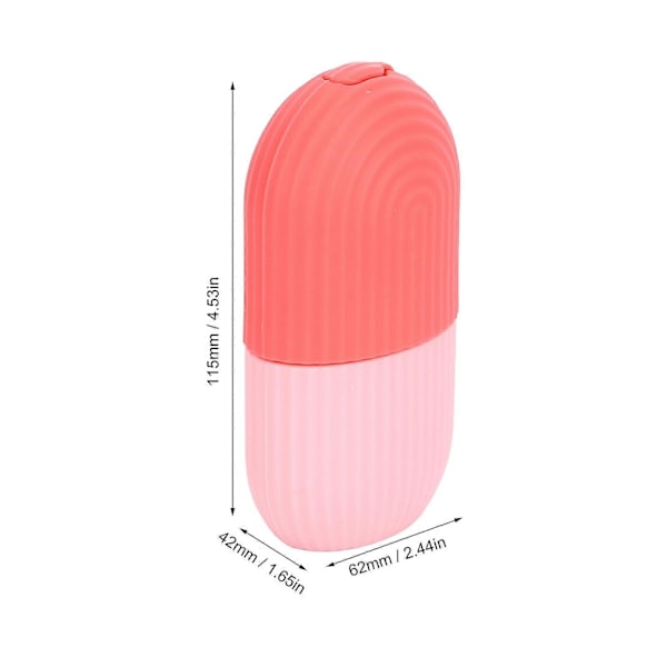 Ansigtsis Pain Relief Skridsikkert Greb Holdbar Silikone Nem Betjening Is Ansigtsform til Ansigtsmassage Hudpleje Pink