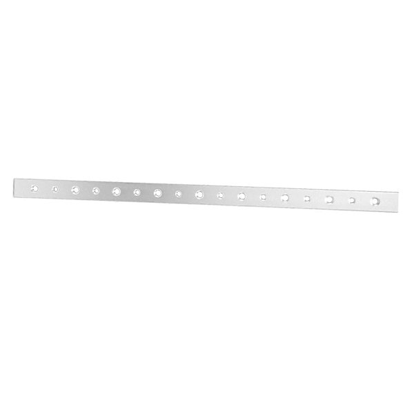 450mm T-spår Jig Geringsspår Träbearbetning Aluminiumlegering Gerings T-spår för DIY Modifiering Silver