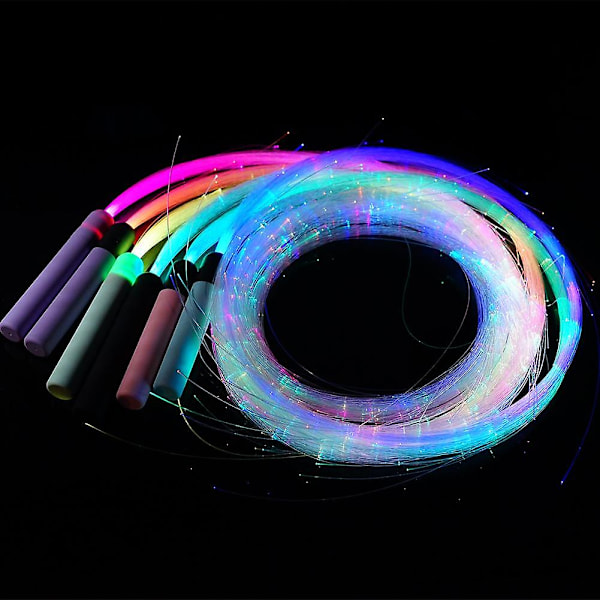 Multi Farve LED Fiber Optisk Pisk Halloween Fest Danse Pisk LED Lys