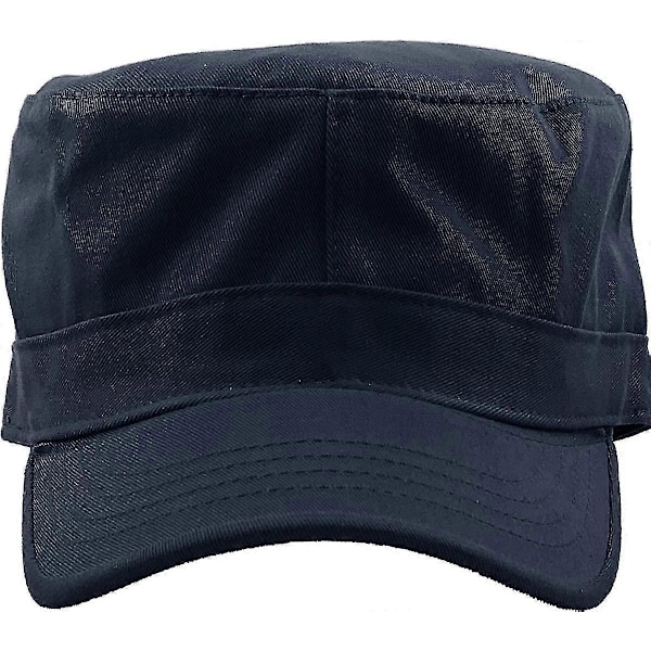 Army Cap Basic Hverdag Militær Stil Hat Navy