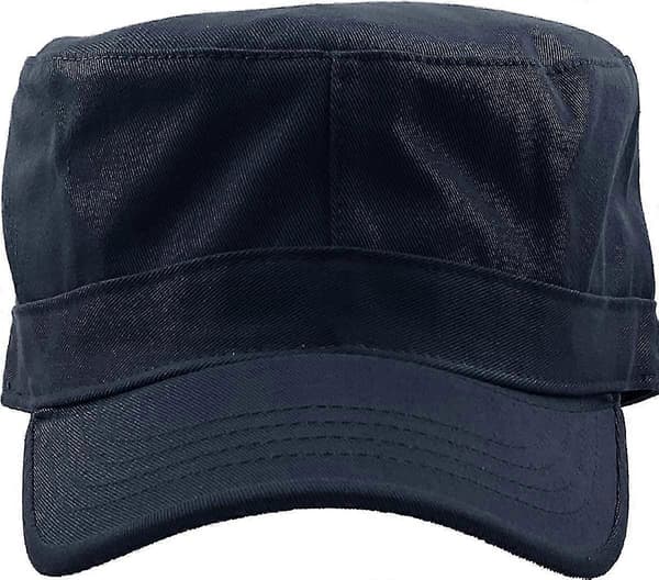 Army Cap Basic Hverdag Militær Stil Hatt Navy
