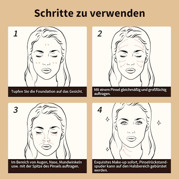 Makeup børstesæt, makeup børstesæt