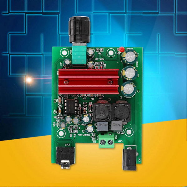 TPA3116 D2 8-25VDC 100W Mono Effekt Subwoofer Digitalt Forsterkerkort Modul med NE5532 OPAMP