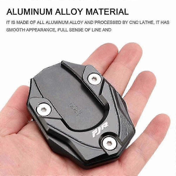 Motorsykkel Støttefot Pad kompatibel med FJR1300 FJR 1300 2001-2019 Sidestøtte Plate Forlengelses Pad