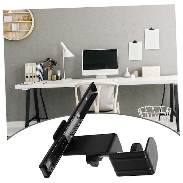 Tangentbordsarm för Monitor, Monitorstativ, Utskjutbar Lådhylla, Monitorfästen, Dator Laptop Arm
