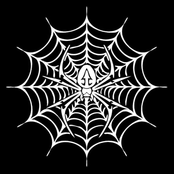 Autotarra Spider Web -tyyliin, auton korin ikkunatarra, heijastava tarra, koristeelliset lisävarusteet, valkoinen