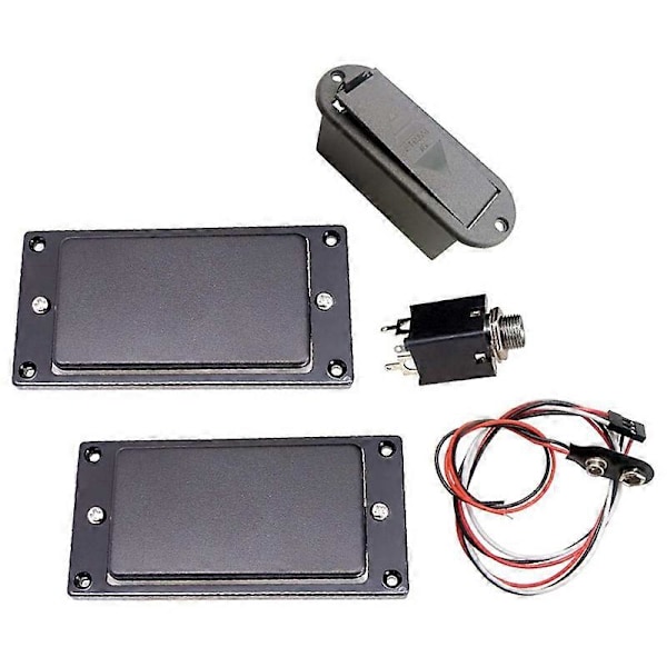 Aktiv Pickup Batterideksel Humbucker Pickuper for 6-strengs Elektriske Gitarer