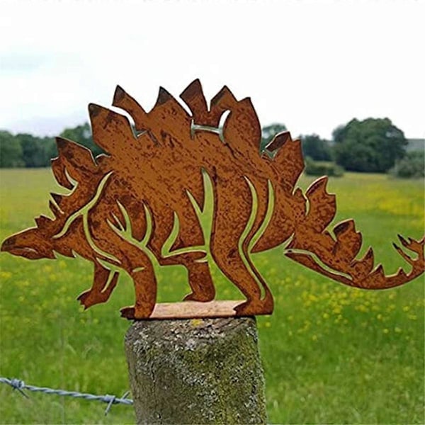 Metall Dinosaur Gjerdepåle Topp, F