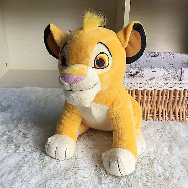 2023 Ny 30cm Lejonkungen Simba mjuka barndocka 11,8'' Ung Simba gosedjur Plyschleksak Barnleksakspresenter Gratis frakt Simba