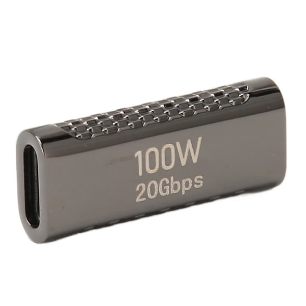 3 kpl USB C Naaras-Naaras -sovitin, tukee jopa 20 Gbps:n tiedonsiirtoa, 100 W:n virransyöttöä ja 8K 60 Hz:n videon läpivientiä, USB C -liitin