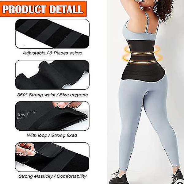 Tflycq waist trainer för kvinnor lägre mage fett plus storlek, halkfri