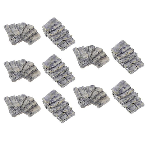 10 st Harts Trampsten DIY Mikro Landskap Figurer Akvarium Ornament
