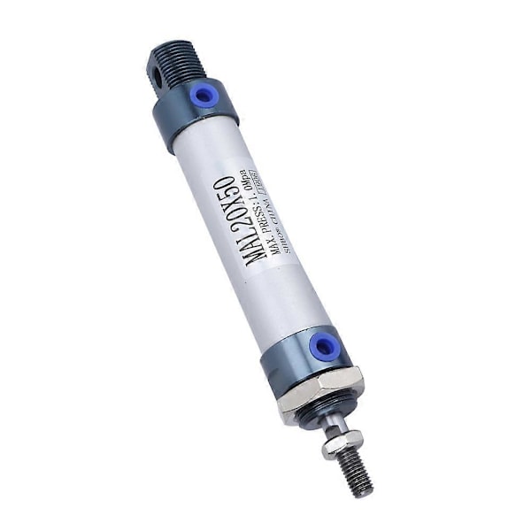 MAL 20mm Enkelt Stempel Dobbelvirkende Mini Pneumatisk Luftcylinder Aluminiumlegering (50mm Slaglængde)