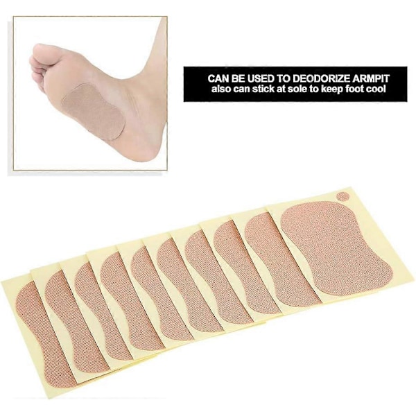 Deodorant Underarm Patches, Underarm Svetteabsorberende Pads Unisex Svetteabsorberende Underarm Pads 10 stk 9 x 6.5cm