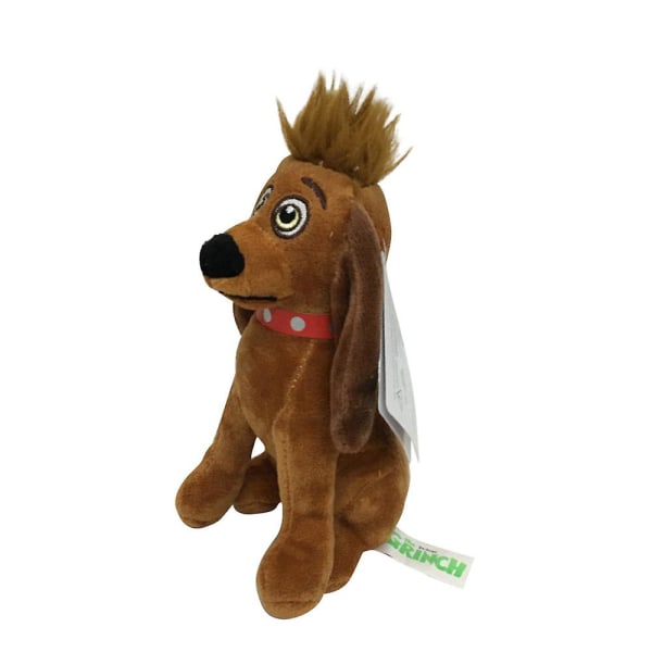 Julfest Grinch Dog Plysch Doll Barn Tecknade fyllda leksaker presenter Dog