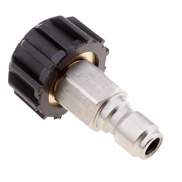 Højtryksrenser Quick Release Hun M22/14 til 3/8 Hanstik Messing Konnektor
