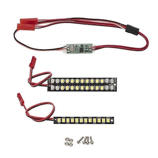 70mm 58mm Vattentät Främre Bakre Stötfångare Led Ljusramp Uppgraderingstillbehör för TRAXXAS 1/10 MAXX RC C