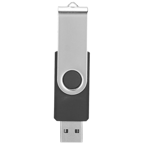 USB-minne Godis Svart Roterbar Portabel Lagring Minnessticka för PC Tablet 64GB