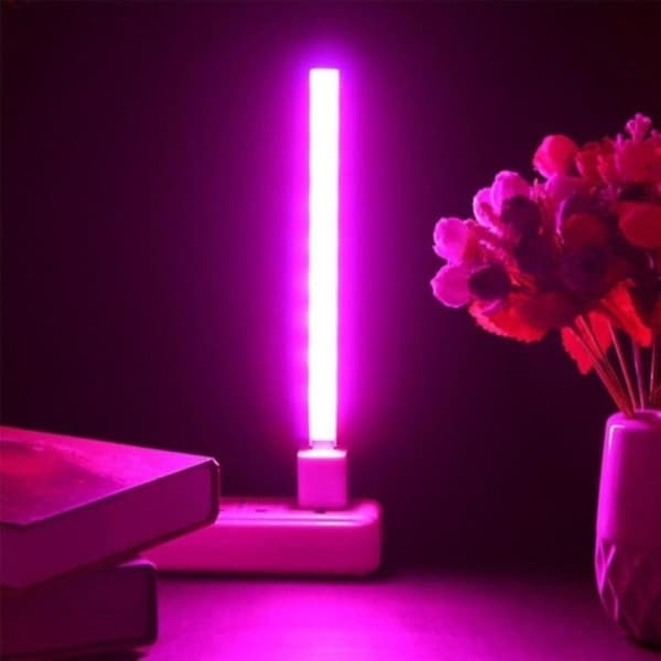 2.5W/14 LED USB vækstlys (rød og blå) til hydroponiske skrivebordsplanter