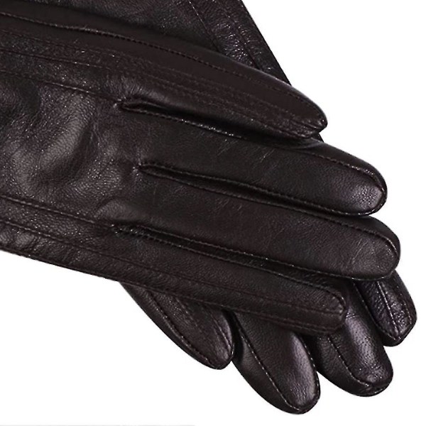 Dammode vintervarma handskar Lammskinnsläder Handgjorda XL