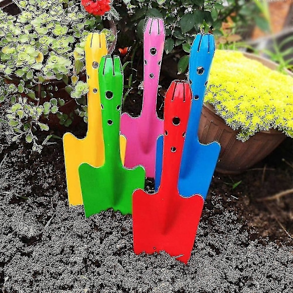 Mini Färgglad Handskyffel, Spadeset Trädgårdsredskap För Blomjord Plantering Grävning (5-pack)