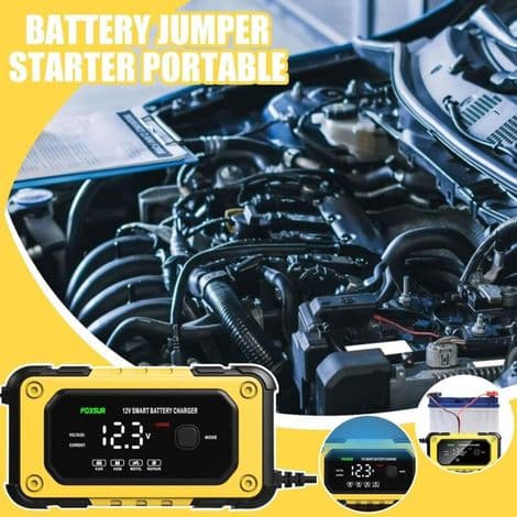Bilbatteri startbooster - Bilbatteriforsterker - Enhet