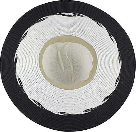 Solhat til kvinder, bred skygge, UV-beskyttelse, sommerhat, sammenfoldelig, rulle op, floppy strandhat til kvinder