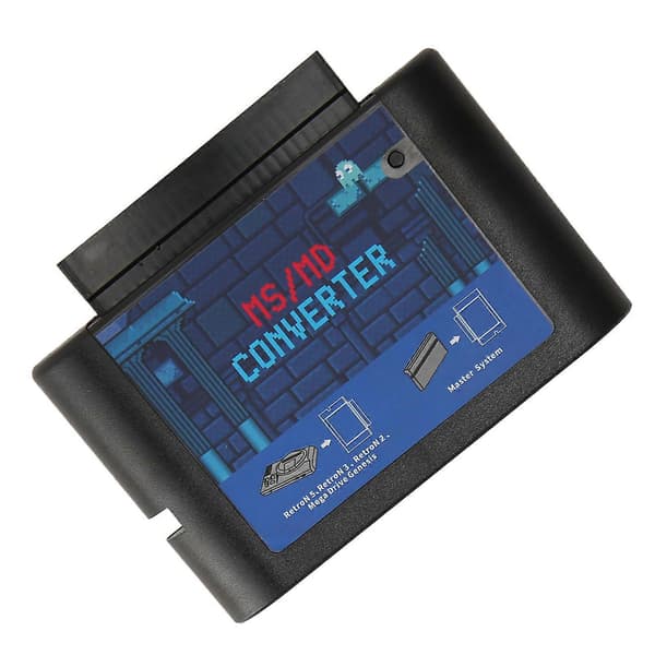 Game Burner Card Professional Master System MS til Mega Drive MD Retro Videospillkort Konverter