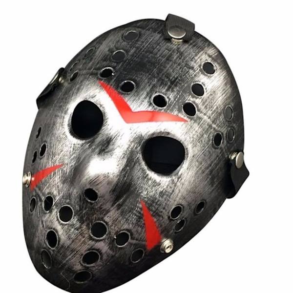1 Pack Friday vs. Jason Mask Hockey Cosplay Silver