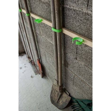 Selvklæbende velcrobånd - 2m x 2cm rulle - Mørkegrøn