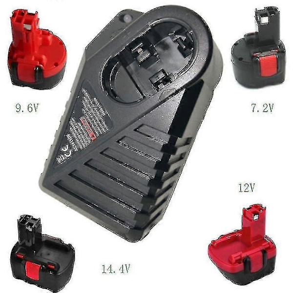 Erstatnings Batterioplader til Elværktøj For Bosch 7.2v/gsr9.6/12v/14.4v Ni-mh Ni-cd Al1411dv Gsr7.2-2-FCY