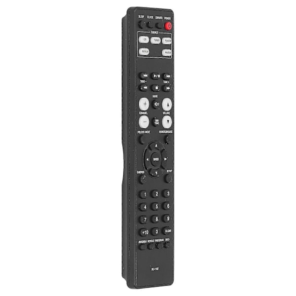 RC1162 Universal Fjernbetjening med Store Knapper til TV, Erstatning Kompakt ABS Sort Controller