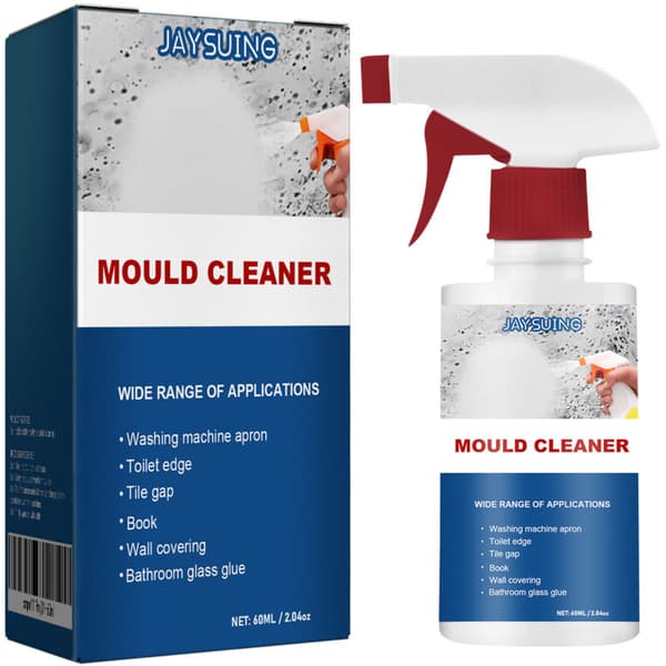 Jaysuing muggfjerner spray - Multi-effekt rengjøringsspray for tak. baderomsfliser. og vegger fjerner flekker og muggflekker 60ml