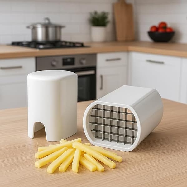 Pommes frites / grønnsakskutter med skjæregitter — Multifunksjonell grønnsakskutter