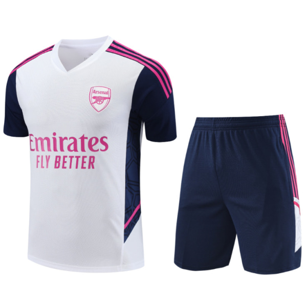 säsong 23-24 Arsenal fotbollsträning (T-shirt + shorts) white S