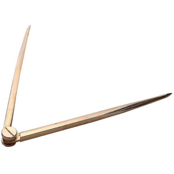 168mm Nautical Chart Straight Divider Solid Brass Marine Dividing Tool No Rust For Architects Marin