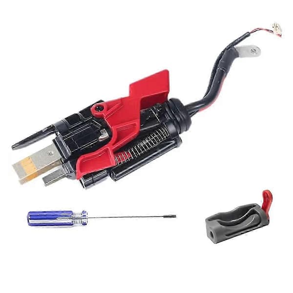 Trigger Switch-enhet/Knappbyte kompatibelt med V15 V11 SV15 Klick-in Batterityp Dammsugare Strömbrytare
