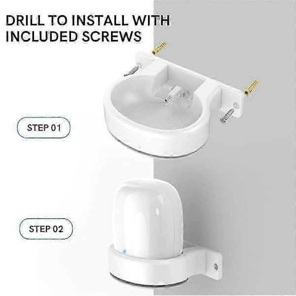 Kompatibel med Nest WiFi Pro Väggmonteringsfäste Intelligent Högtalare Väggförvaringsfäste Bas, 1 st