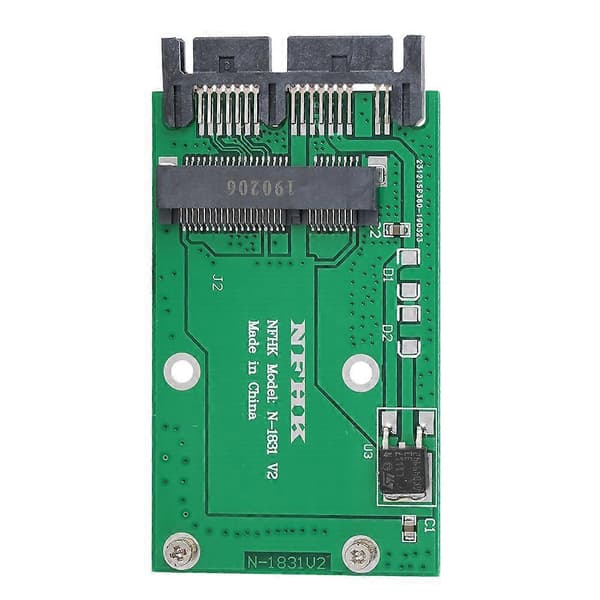 Mini MSATA-kort til 1.8in Micro SATA Grensesnitt Adapter Konverteringskort Disk