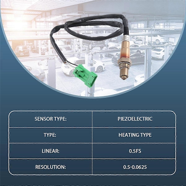 0258006027 O2 Syresensor Passar till Berlingo C2 C3 C4 C5 C6 C8 för 206 306 307 407 för NO 1618Z6 162