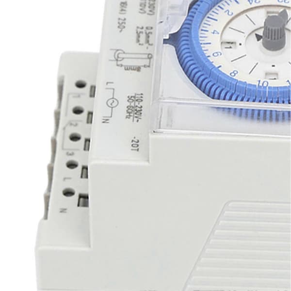 SUL181D Mekanisk Timer 15 Minutter 24 Timer Timer Tidsbryter Relé 250VAC 16A