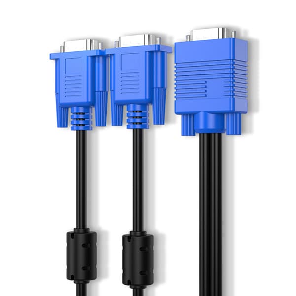 1-i, 2-ud split-screen VGA-kabel