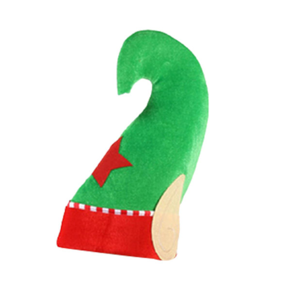Härlig julhatt Färgglad tecknad hatt Kreativ julfest Dekorativa tillbehör för Elf Hat