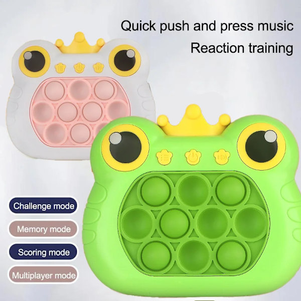 Ultimat kul med Pushing Game Machine, Happy Speed, Puzzle Pass, Kill Rats och dekomprimera leksaker - Gör dig redo för Non-Stop Entertai White Frog Upgrade
