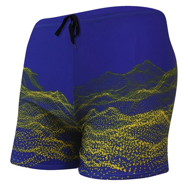 Badbyxor för män Strandshorts Boxer för män Badkläder för män style 2 XL 64-84cm