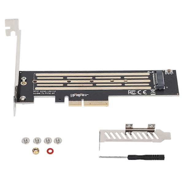 Adapterikortti MKey NVMe M.2 - PCIE4X Nopea Hyvä Suorituskyky SSD-Laajennuskortti