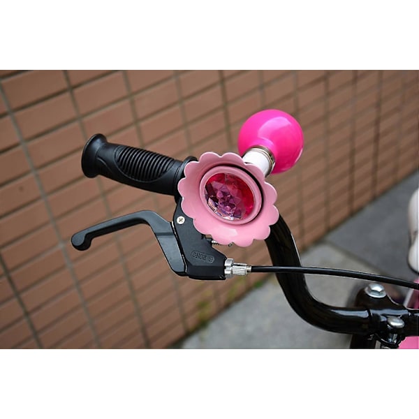 Cykelhorn för Barn Cykelklocka för Flickor eller Pojkar (Rosa)
