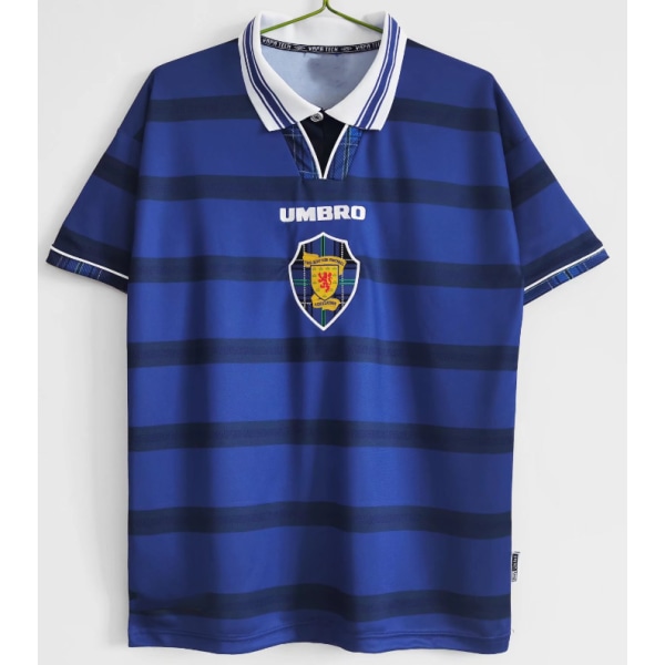 98-00 säsongen hemma Skottland retro jersey träning T-shirt Carrick NO.16 XXL